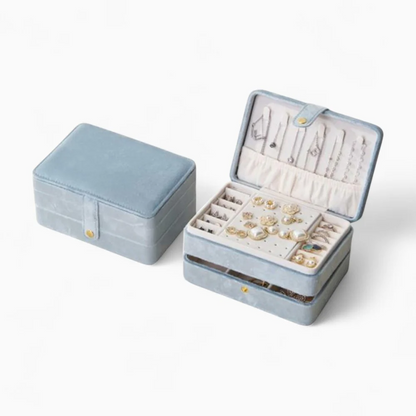 Travel Jewelry Case — Compact Velvet