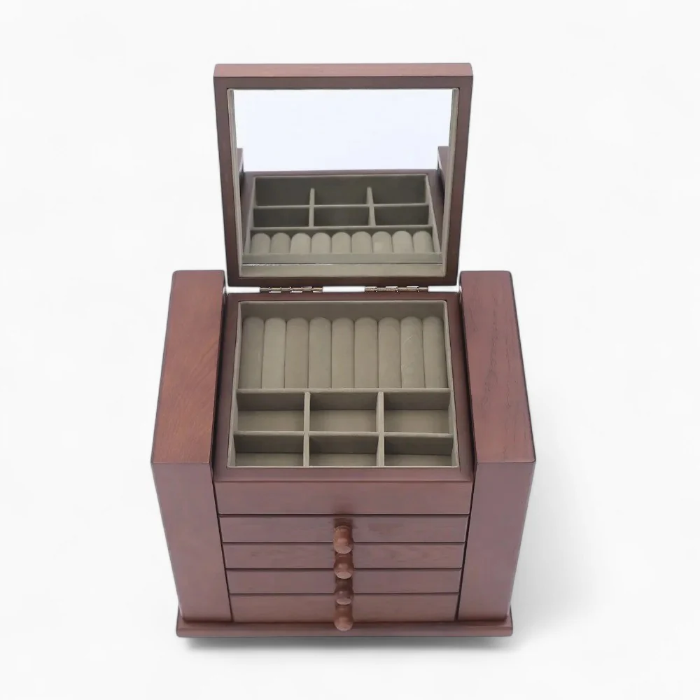 Jewelry Chest — Grand Rustic Vintage Wood