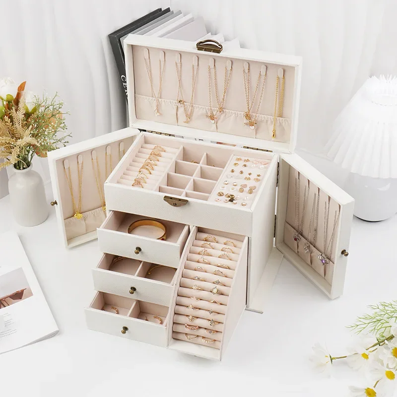 Jewelry Organizer — Grand Multi-Tier Drawers