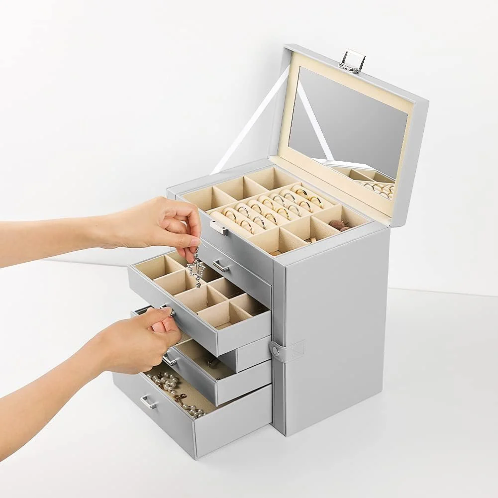 Jewelry Tower 5-Tier — Multi-Drawer Organizer