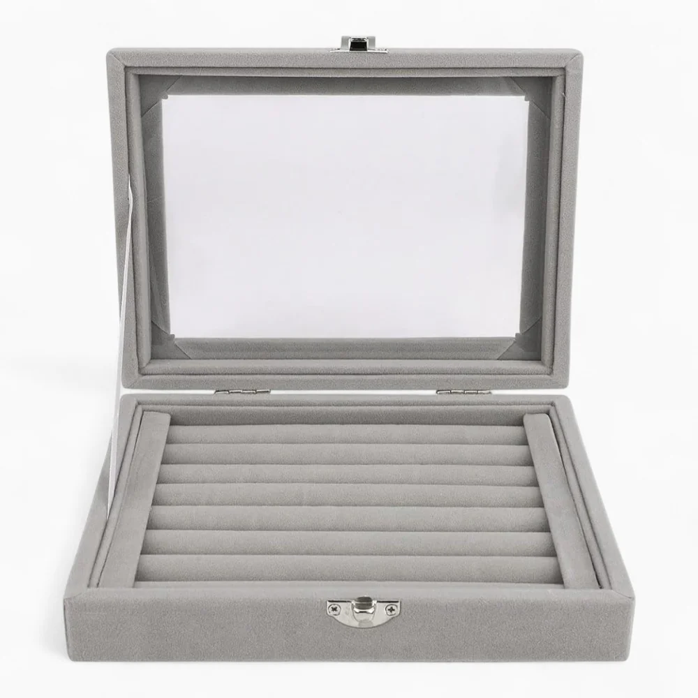 Ring Showcase — Soft Velvet Organizer