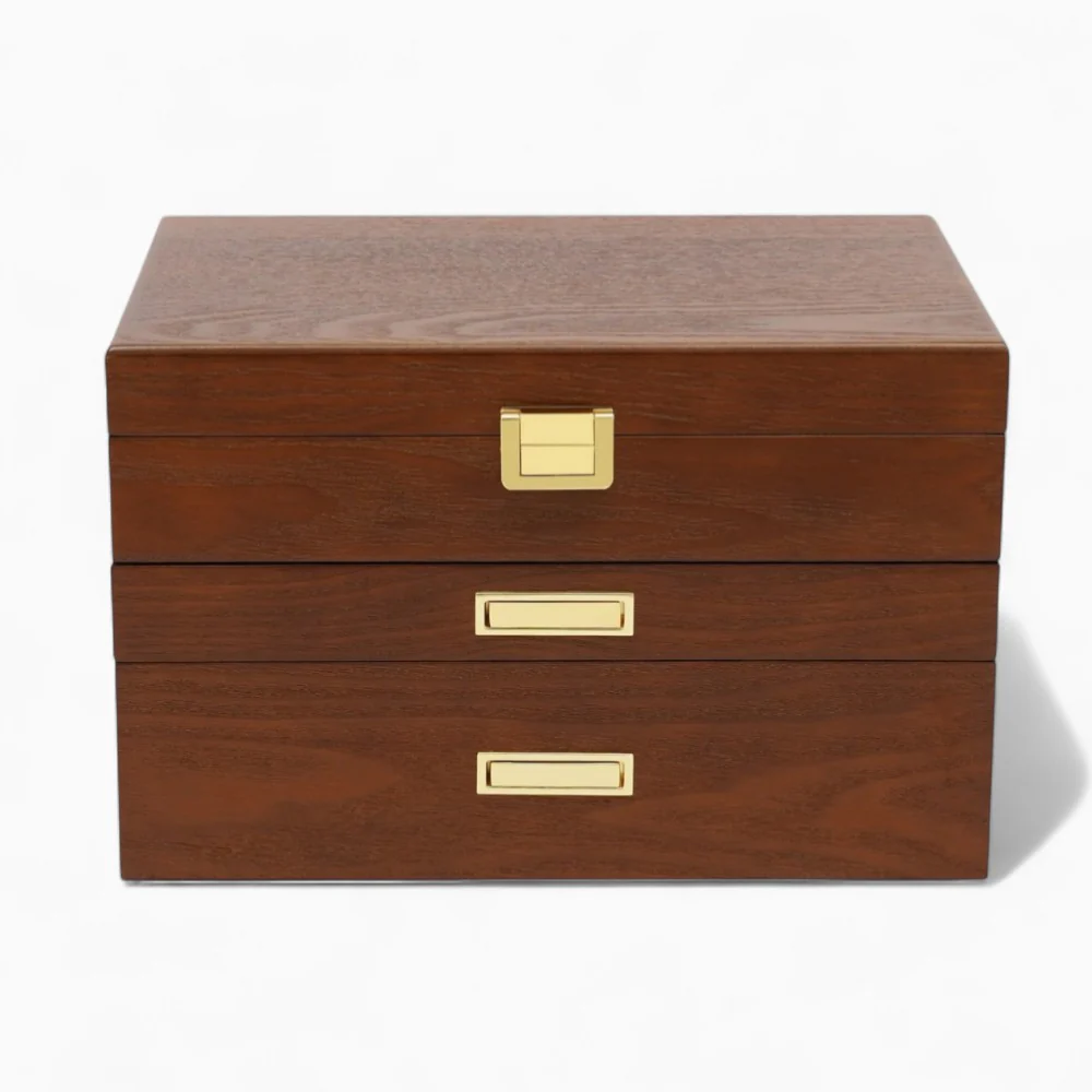 Jewelry Chest — Multi-Drawer Wooden Organizer
