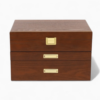 Jewelry Chest — Multi-Drawer Wooden Organizer