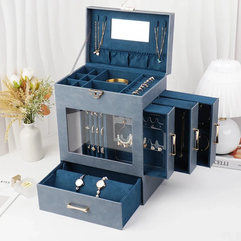 Jewelry Tower 5-Tier — Side-Wing Necklace Storage