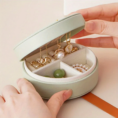 Jewelry Travel Pouch — Soft Leather Carry-On