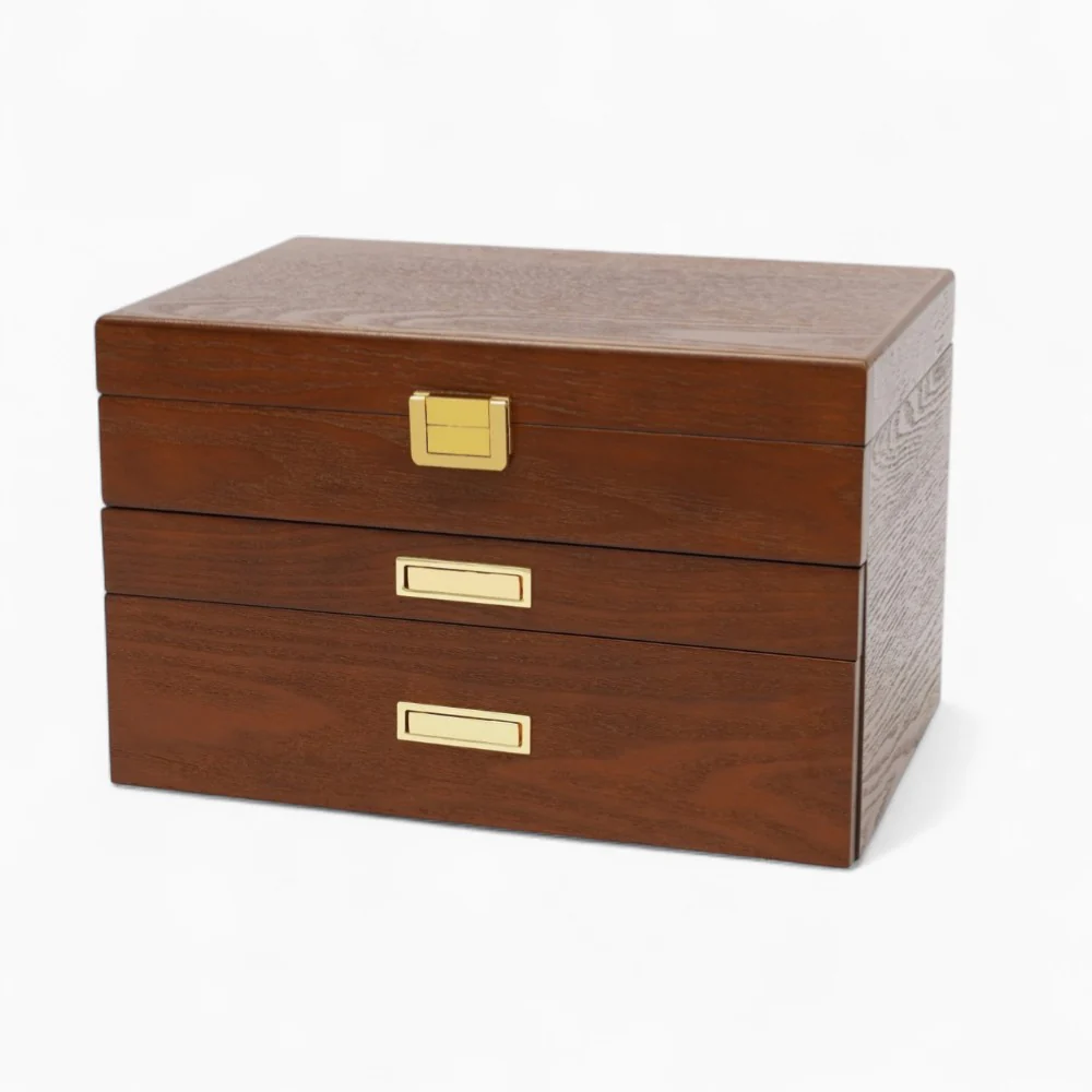 Jewelry Chest — Multi-Drawer Wooden Organizer