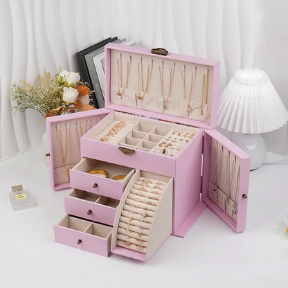 Jewelry Organizer — Grand Multi-Tier Drawers