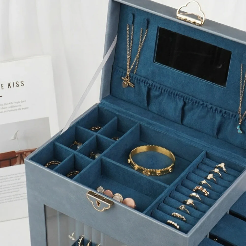 Jewelry Tower 5-Tier — Side-Wing Necklace Storage