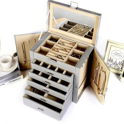 Jewelry Tower 5-Tier — Multi-Drawer Organizer