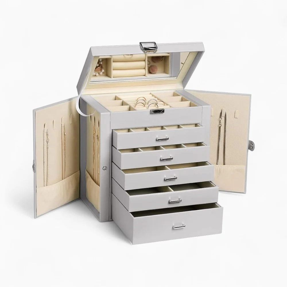 Jewelry Tower 5-Tier — Multi-Drawer Organizer