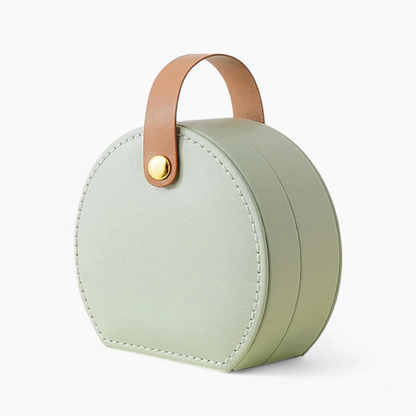 Jewelry Travel Pouch — Soft Leather Carry-On