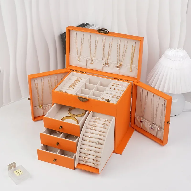 Jewelry Organizer — Grand Multi-Tier Drawers