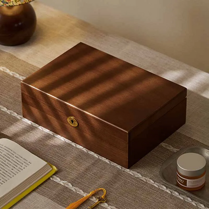 Jewelry Chest — Vintage Solid Wood Classic