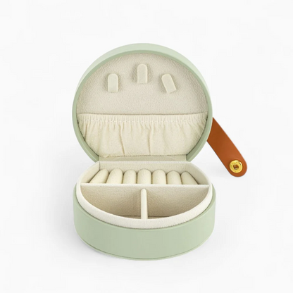Jewelry Travel Pouch — Soft Leather Carry-On