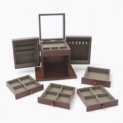 Jewelry Chest — Grand Rustic Vintage Wood