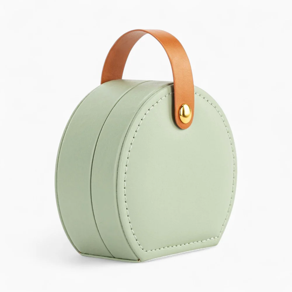 Jewelry Travel Pouch — Soft Leather Carry-On
