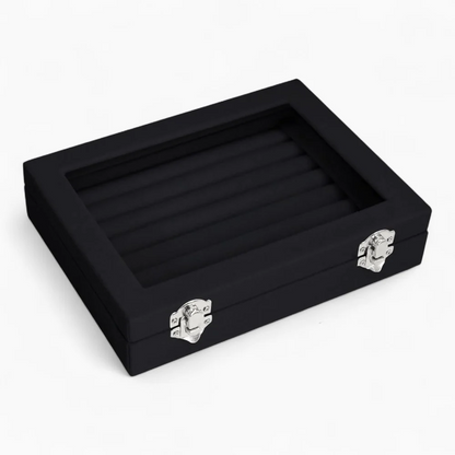 Ring Showcase — Soft Velvet Organizer