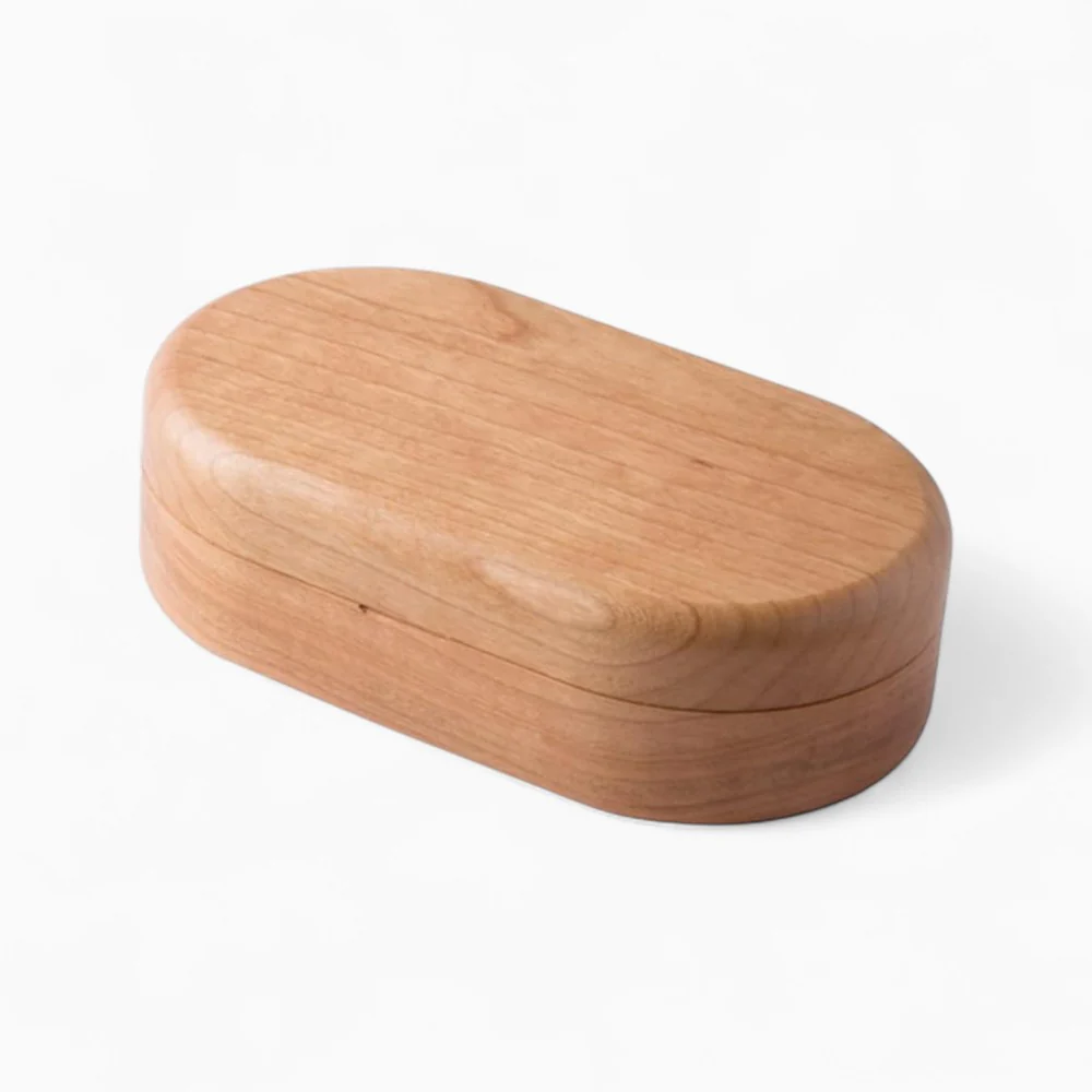 Jewelry Box — Portable Wooden Travel Organizer