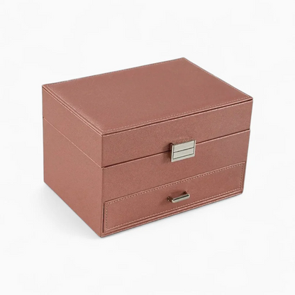 Jewelry Organizer — Multi-Compartment Vegan Leather