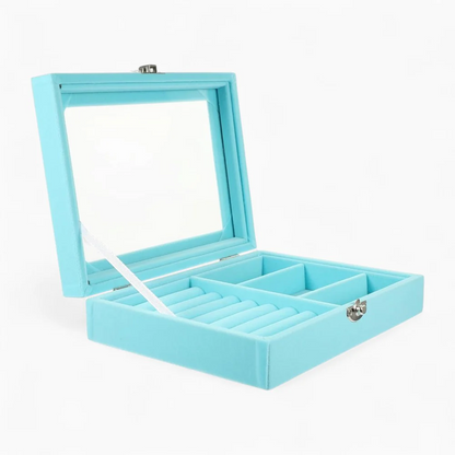 Ring Showcase — Soft Velvet Organizer
