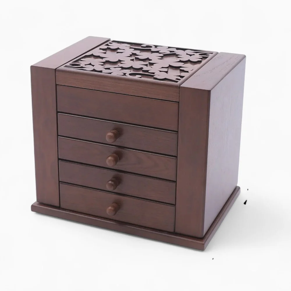 Jewelry Chest — Grand Rustic Vintage Wood