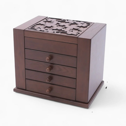 Jewelry Chest — Grand Rustic Vintage Wood