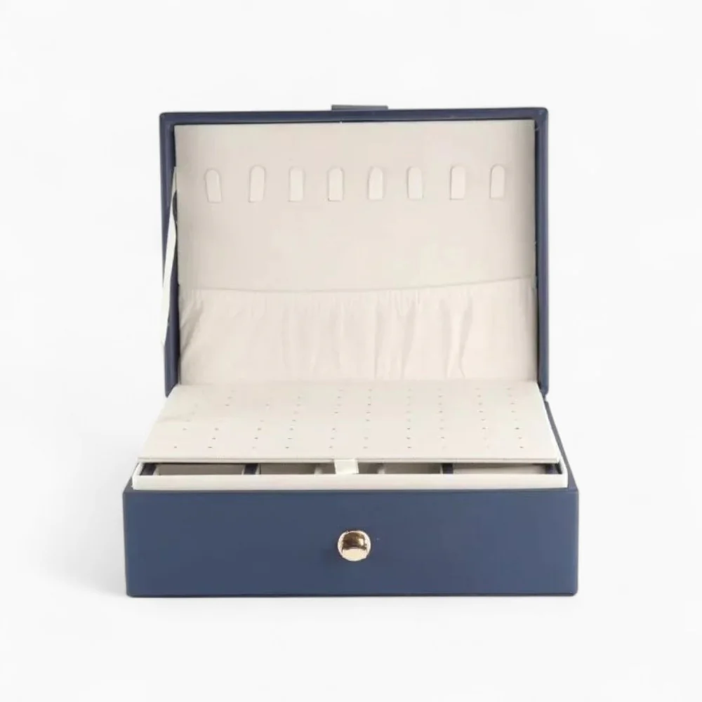 Jewelry Box — Versatile with 2 Removable Organizers