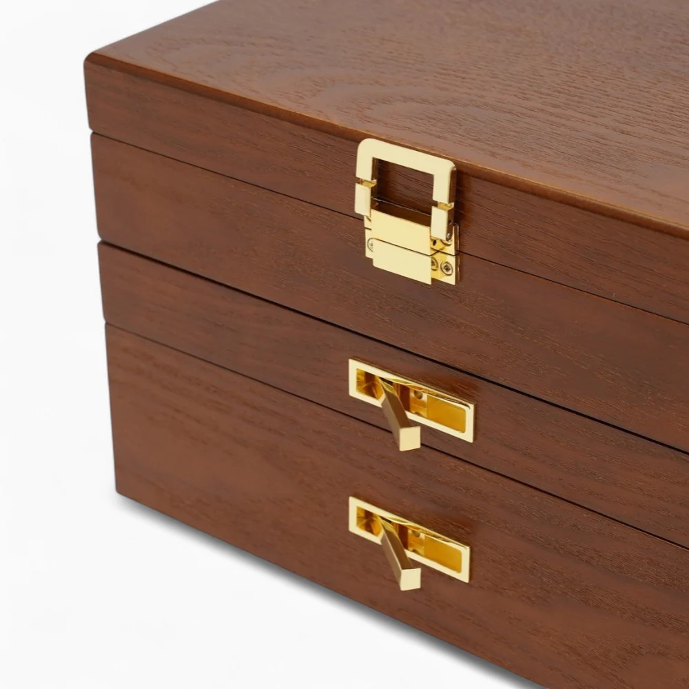 Jewelry Chest — Multi-Drawer Wooden Organizer