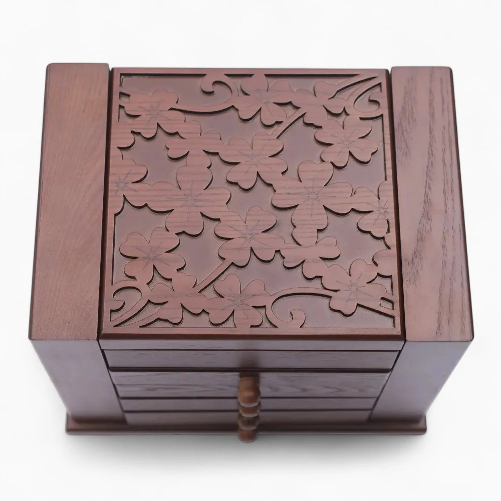 Jewelry Chest — Grand Rustic Vintage Wood