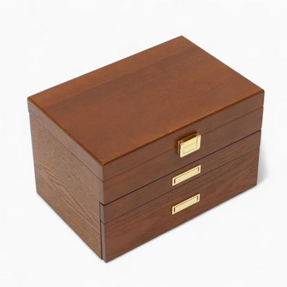 Jewelry Chest — Multi-Drawer Wooden Organizer