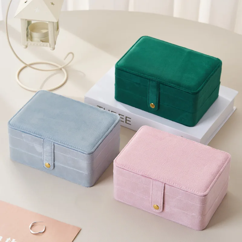 Travel Jewelry Case — Compact Velvet