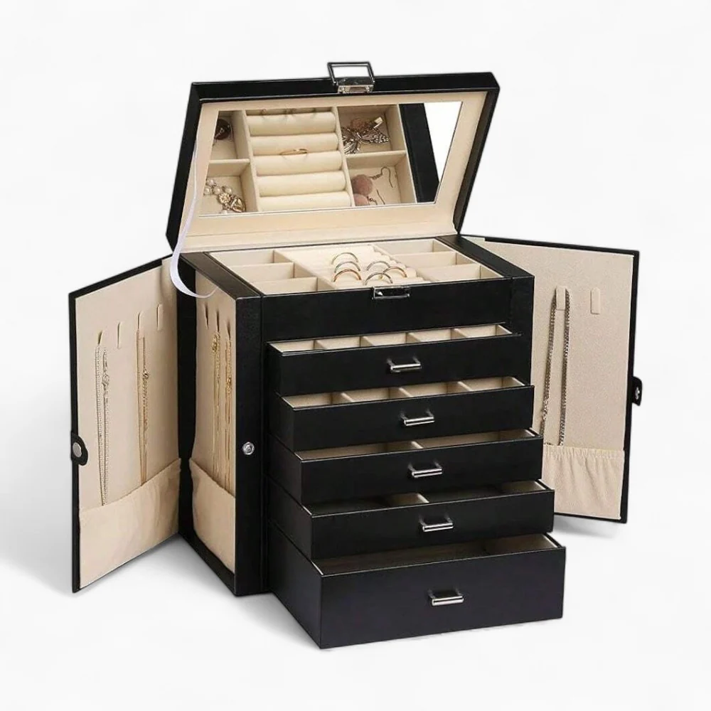 Jewelry Tower 5-Tier — Multi-Drawer Organizer