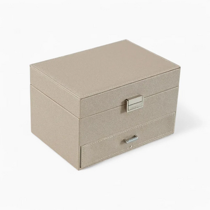 Jewelry Organizer — Multi-Compartment Vegan Leather