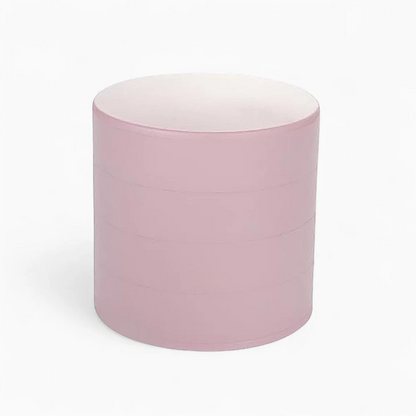 Jewelry Box — Round Velvet-Lined