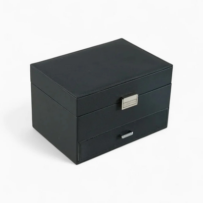 Jewelry Organizer — Multi-Compartment Vegan Leather