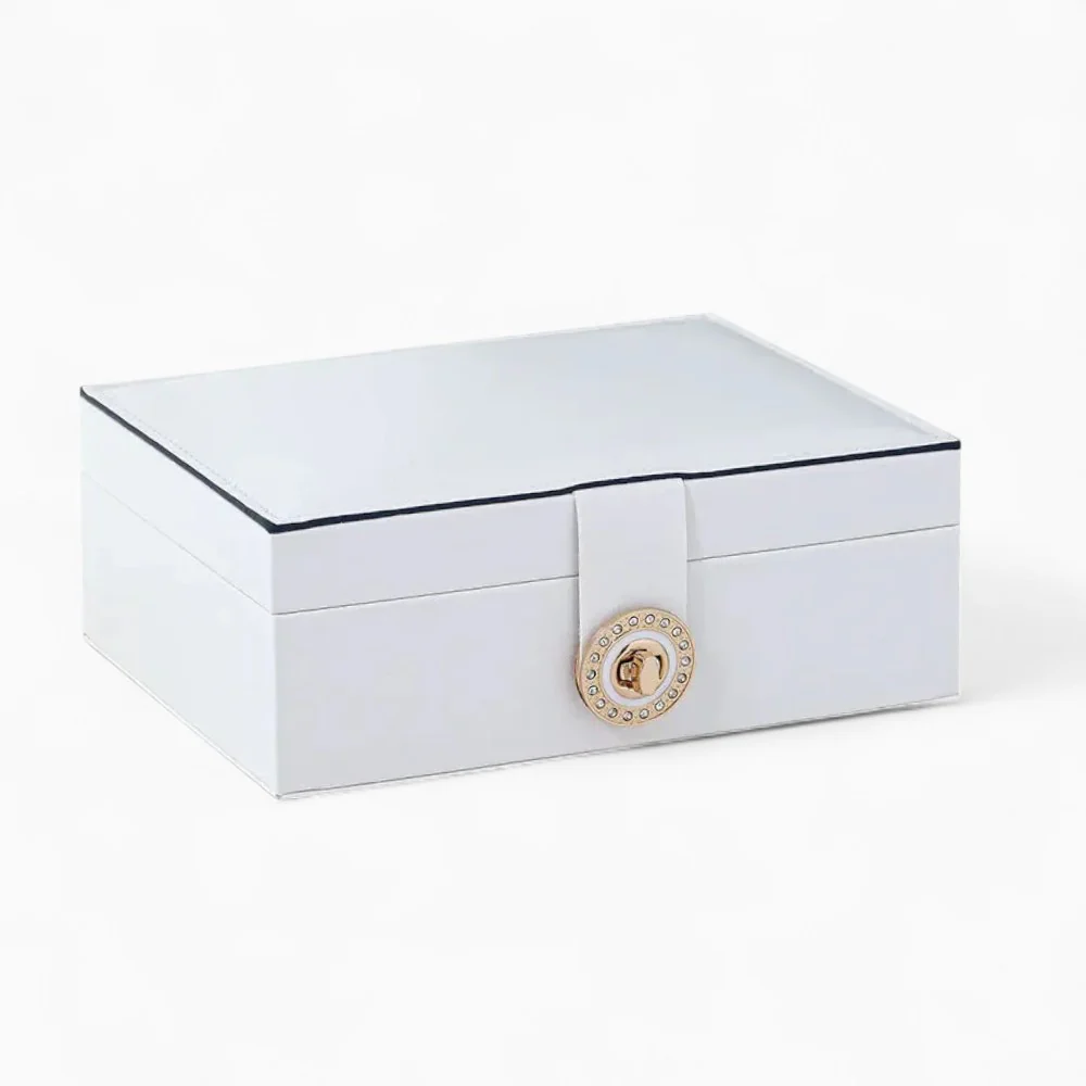 Jewelry Box — Versatile with 2 Removable Organizers