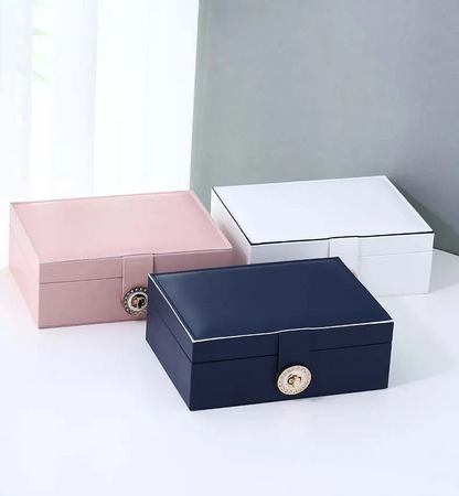 Jewelry Box — Versatile with 2 Removable Organizers