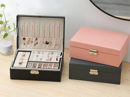 Jewelry Box Modern — Velvet Interior Organizer