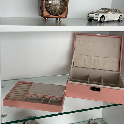 Jewelry Box Modern — Velvet Interior Organizer