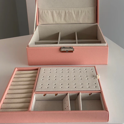 Jewelry Box Modern — Velvet Interior Organizer