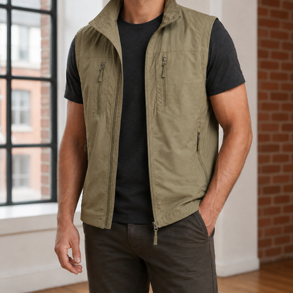 Lightweight Woven Utility Vest