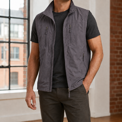 Lightweight Woven Utility Vest