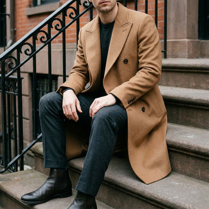 Rothwell Wool Trench Overcoat