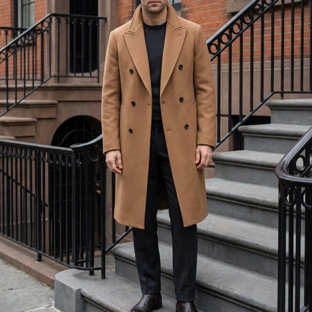 Rothwell Wool Trench Overcoat