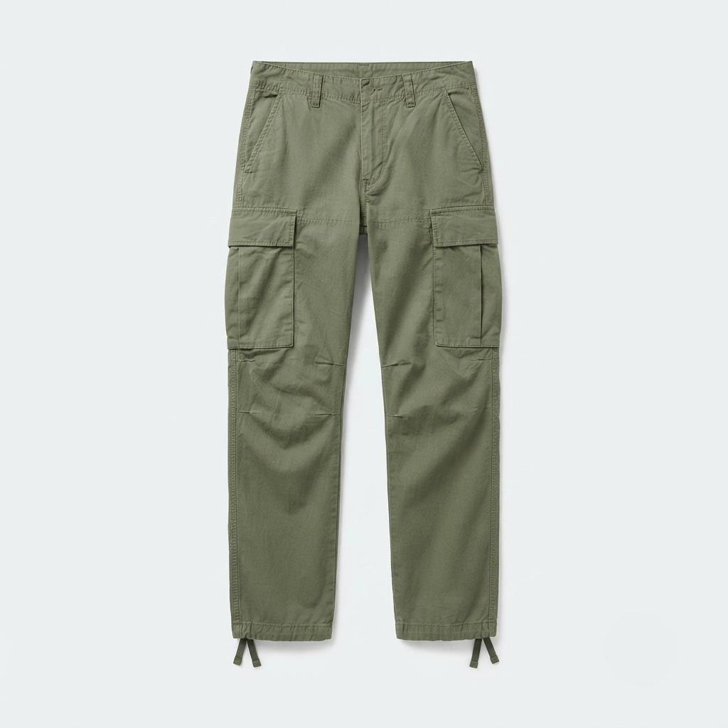 Straight Leg Cargo Pants For Men