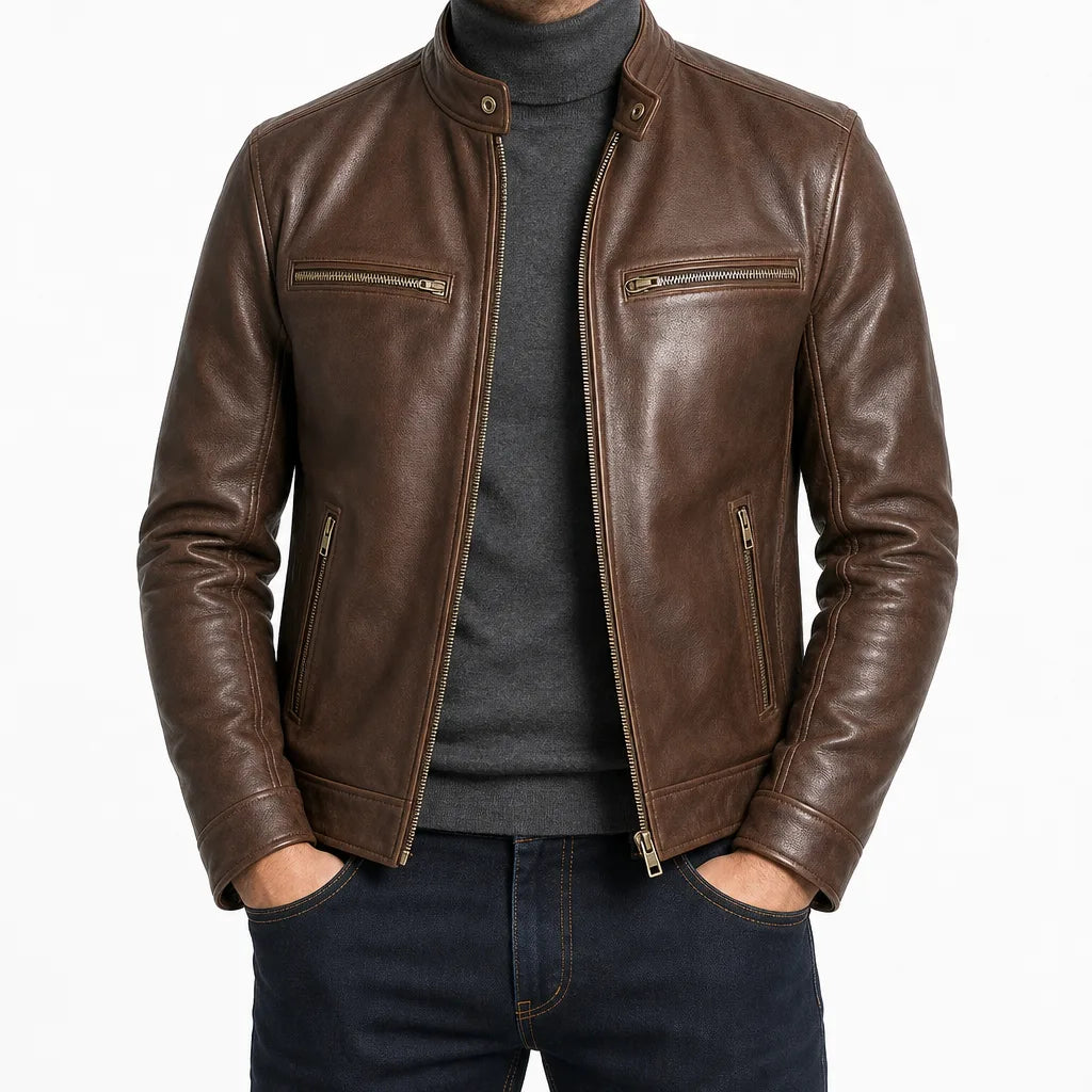 David | Men's Leather Jacket