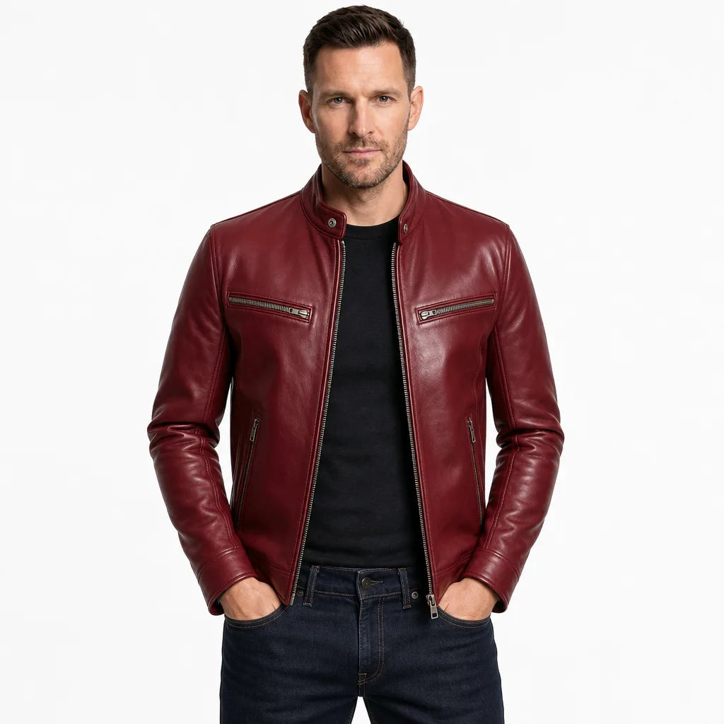 David | Men's Leather Jacket