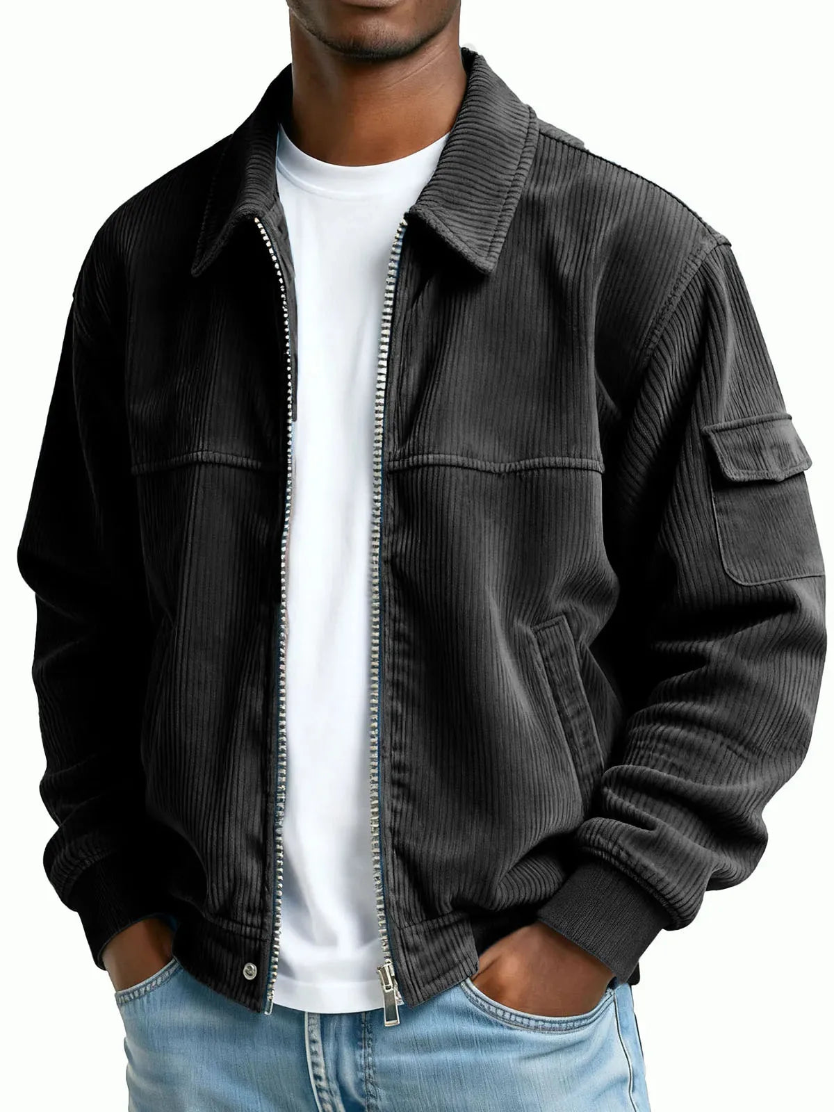 Matthew | Men's Corduroy Textured Jacket