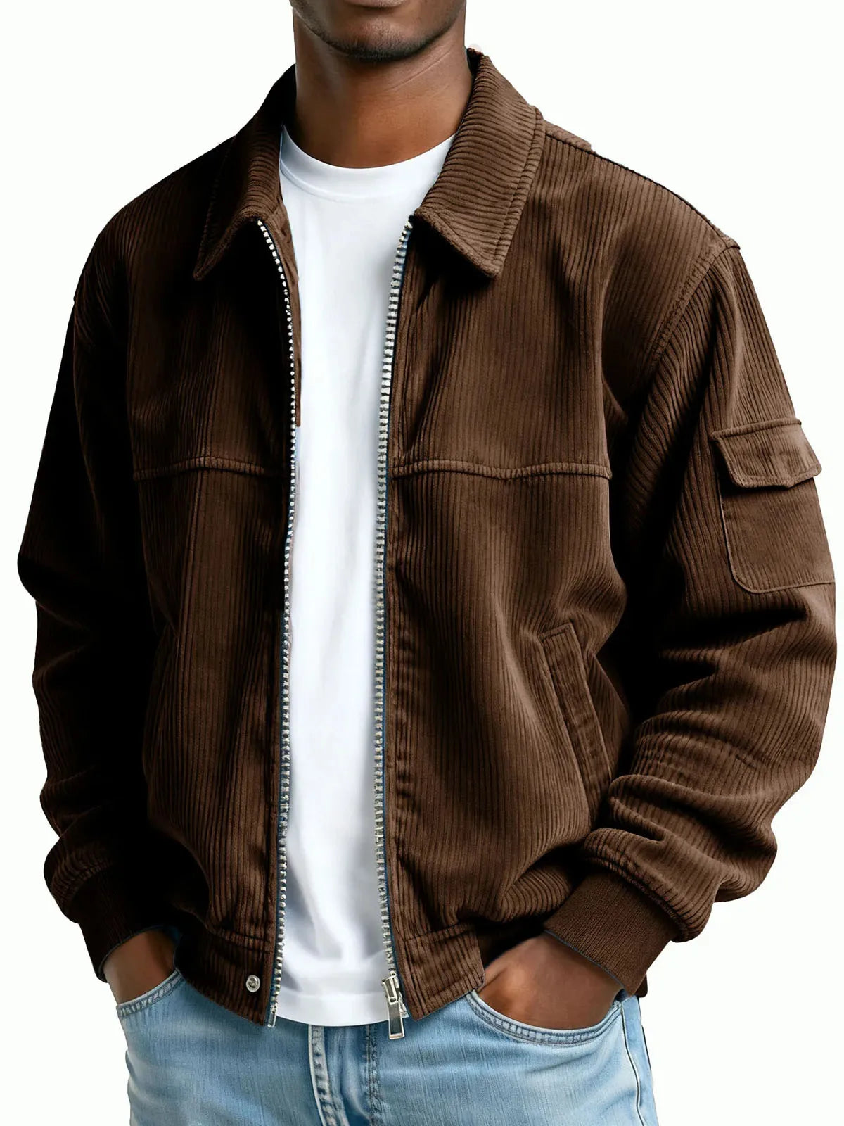 Matthew | Men's Corduroy Textured Jacket