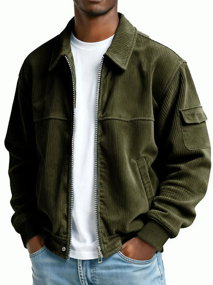 Matthew | Men's Corduroy Textured Jacket